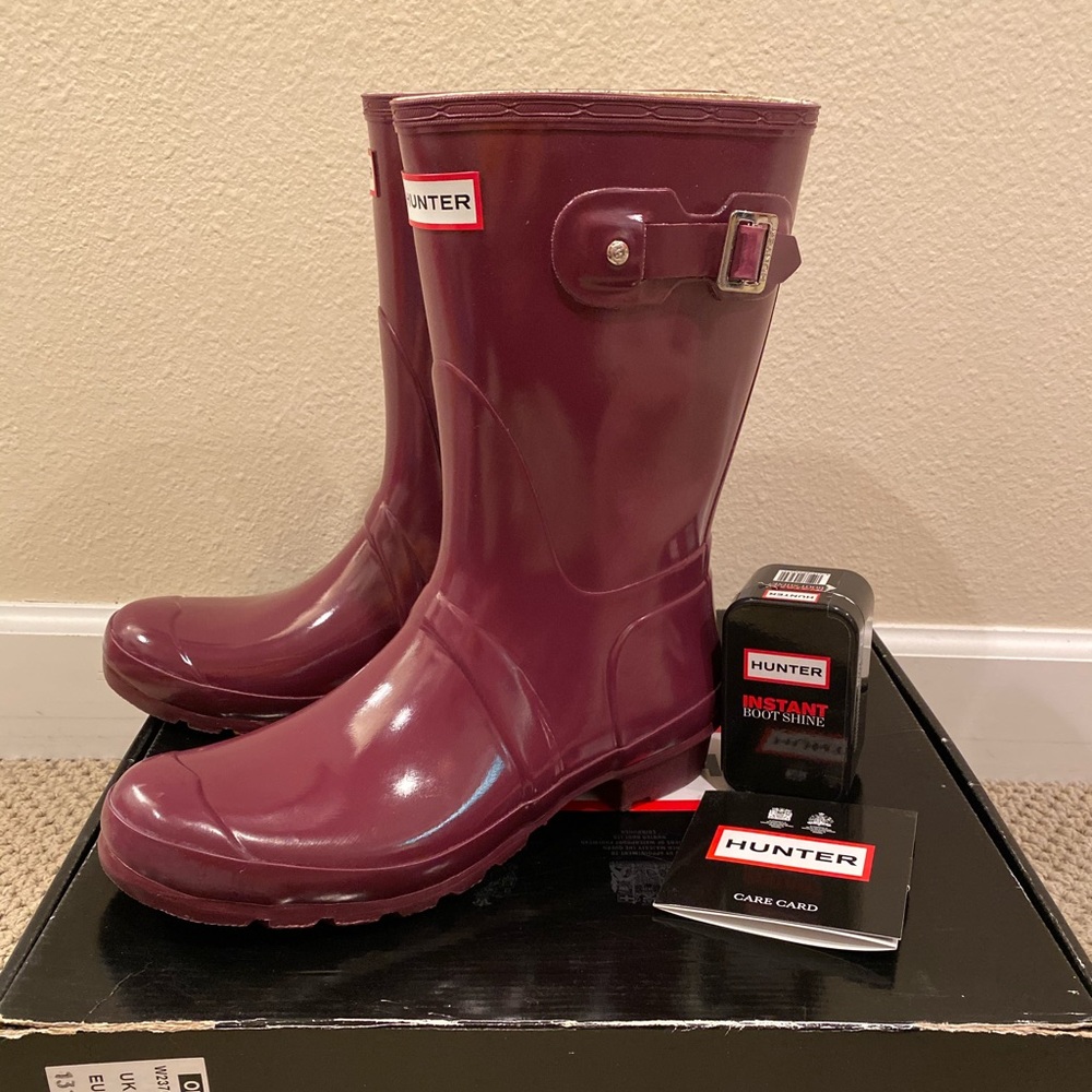 Hunter Original Gloss Short Boots
